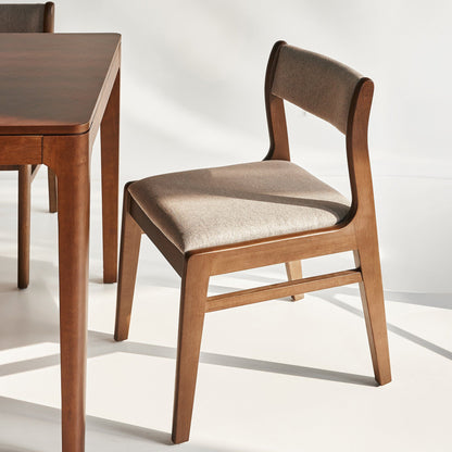 Hobro Natural Rubberwood Dining Chair