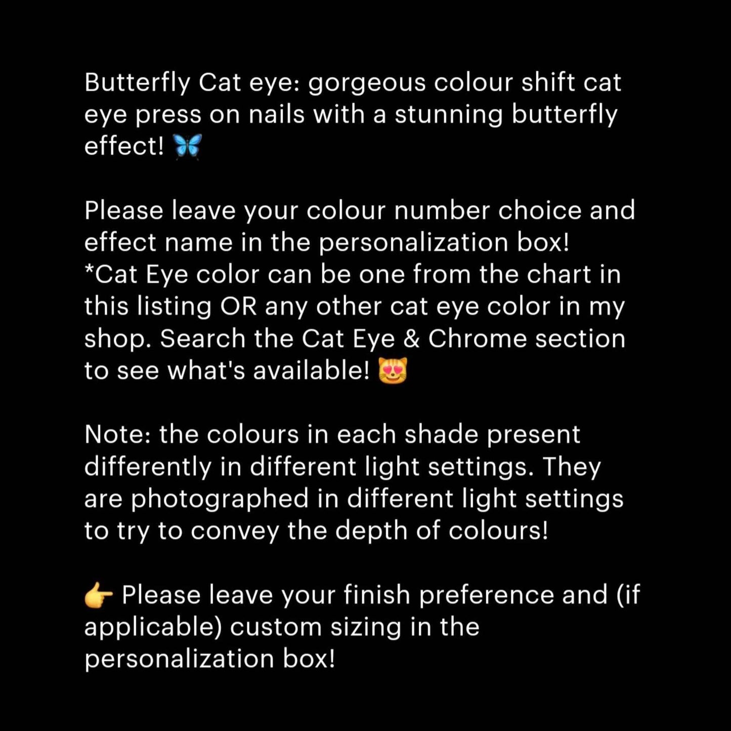 Butterfly Cat Eye
