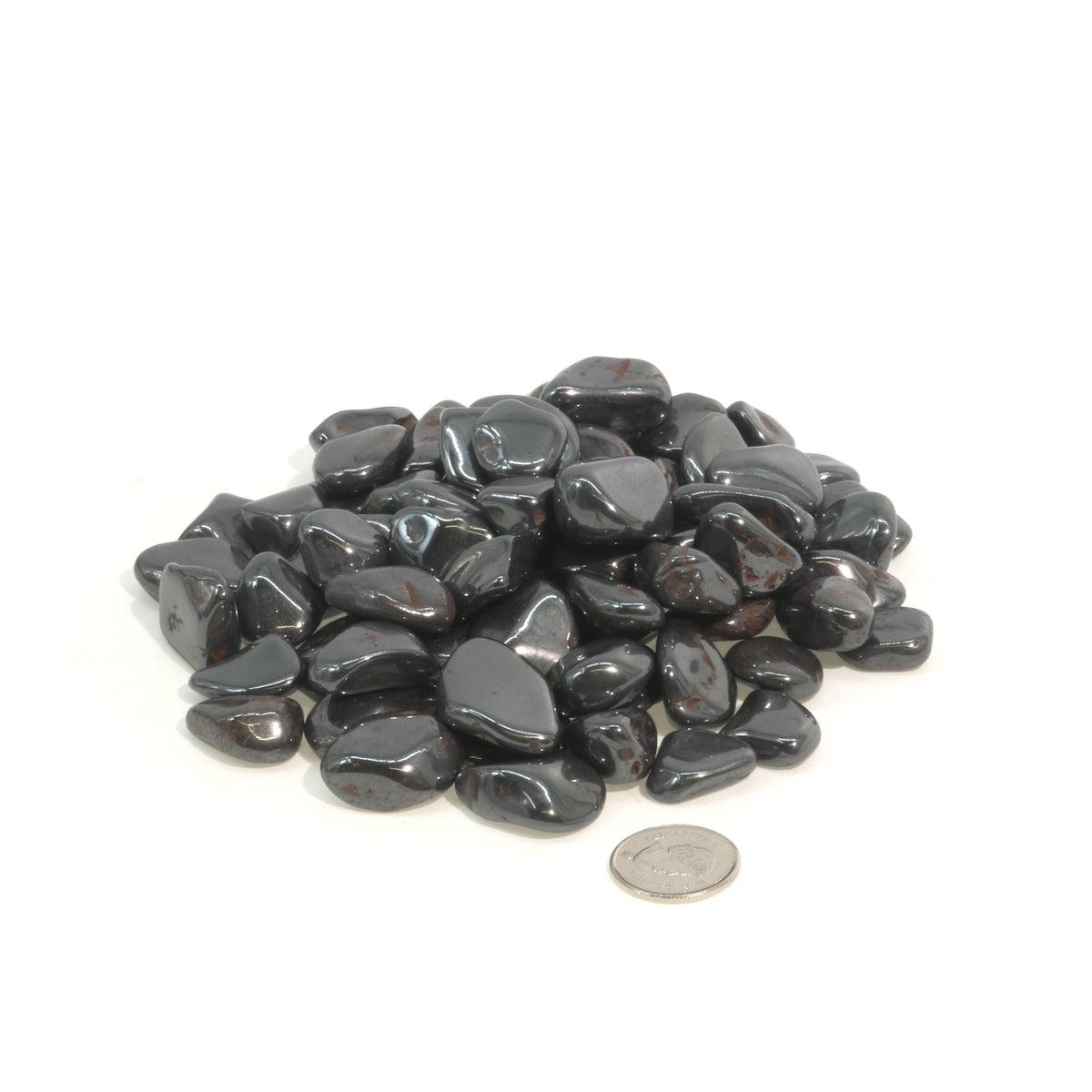 Hematite Tumbled Stones - Mini