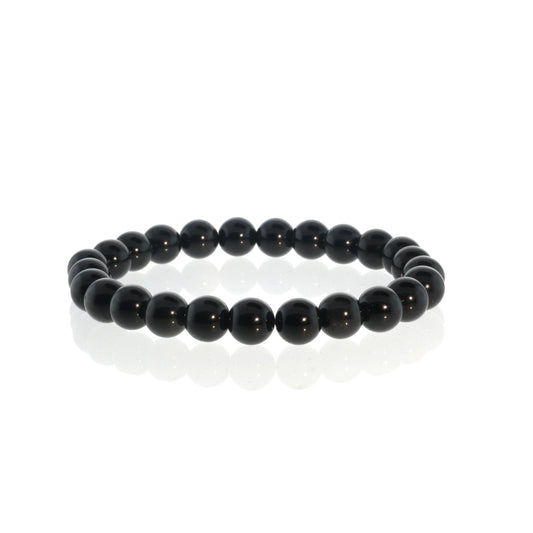 Obsidian Rainbow Round Bracelet - 8mm