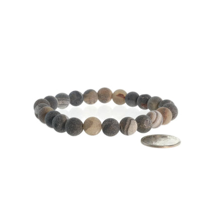 Agate Druzy Bead Bracelet