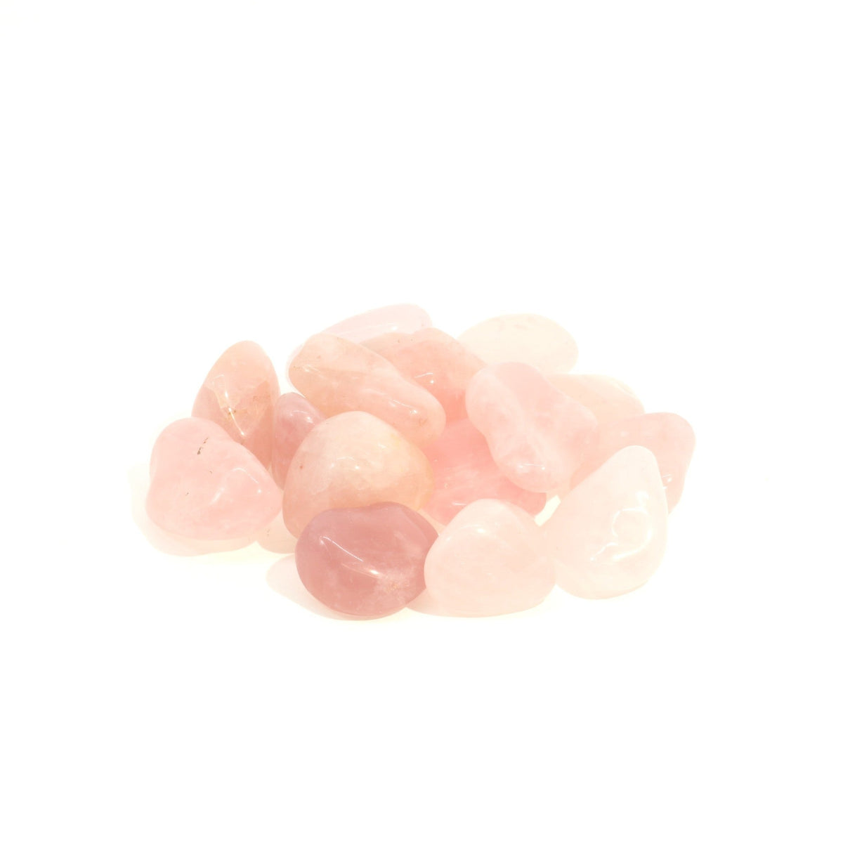 Rose Quartz E Tumbled Stones - Brazil