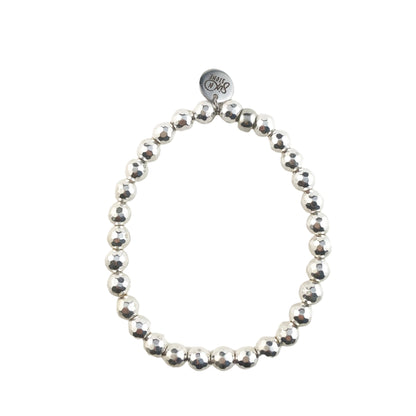 Silver Hematite Bracelet