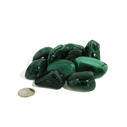 Malachite A Tumbled Stones