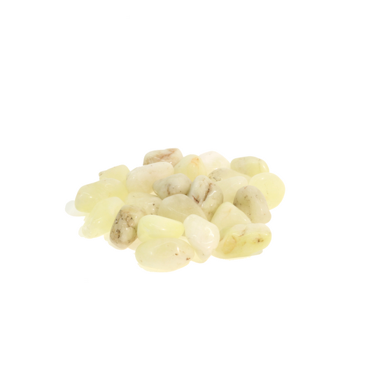 Sulfur Quartz Tumbled Stones