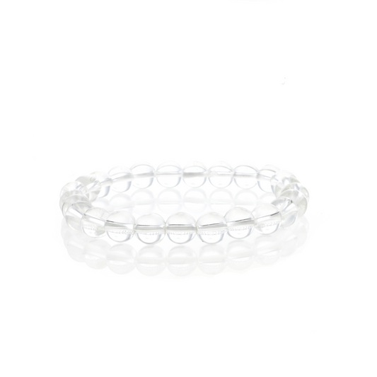 Clear Quartz Bead Bracelet