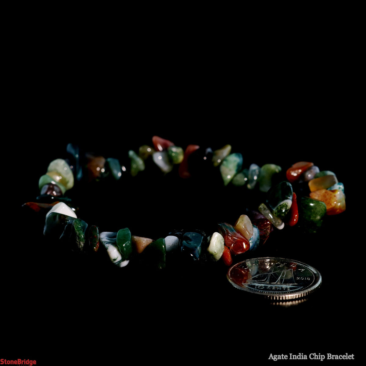 Agate India Chip Bracelet