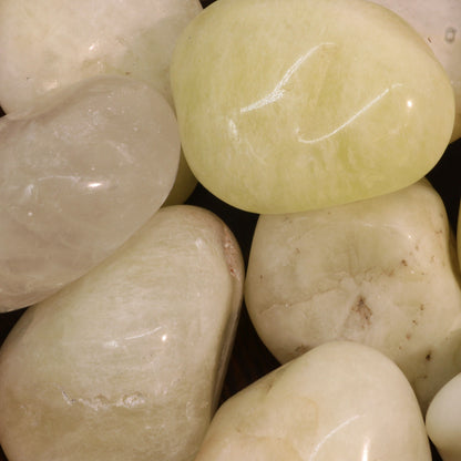 Sulfur Quartz Tumbled Stones