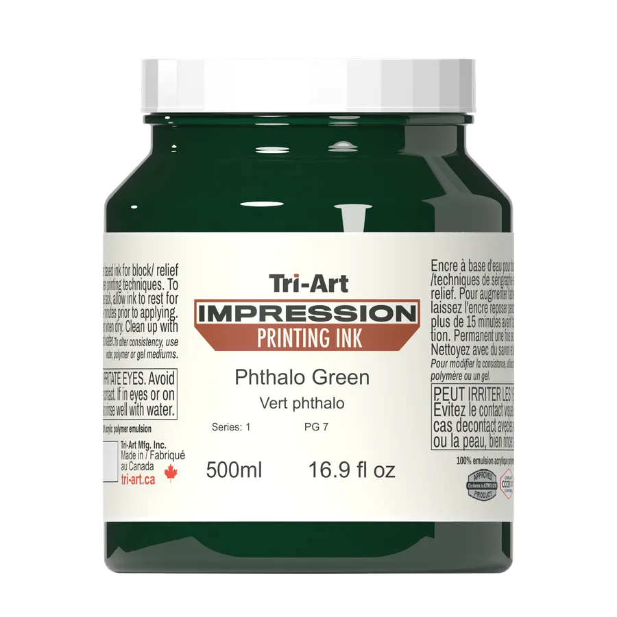 Impressions Block Printing Ink - Phthalo Green