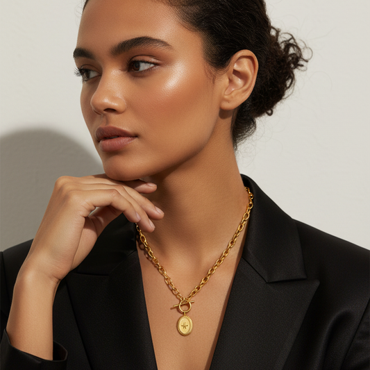 Lucky Star Oval Choker