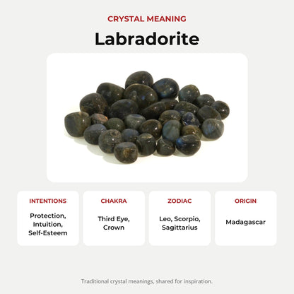 Labradorite A Tumbled Stones - Madagascar