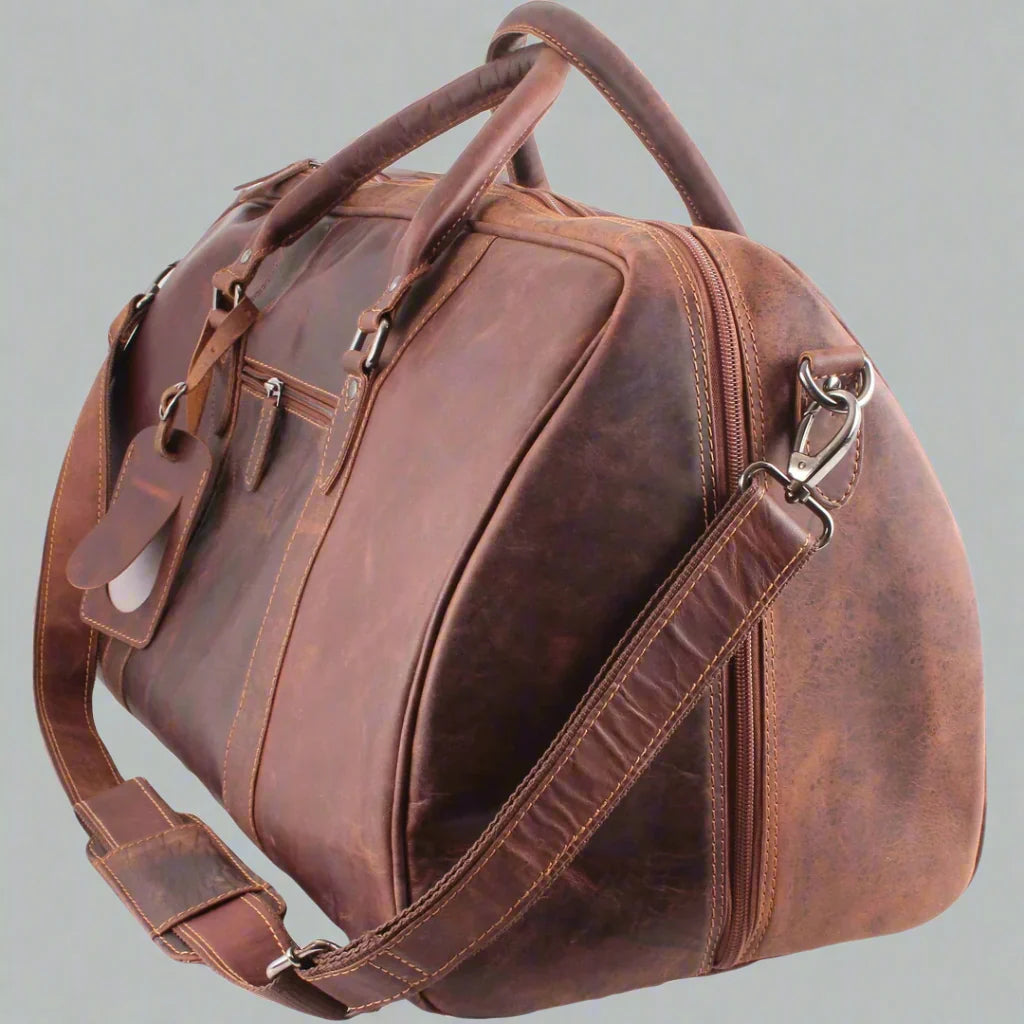 Greenwood Leather Weekend Travel Bag