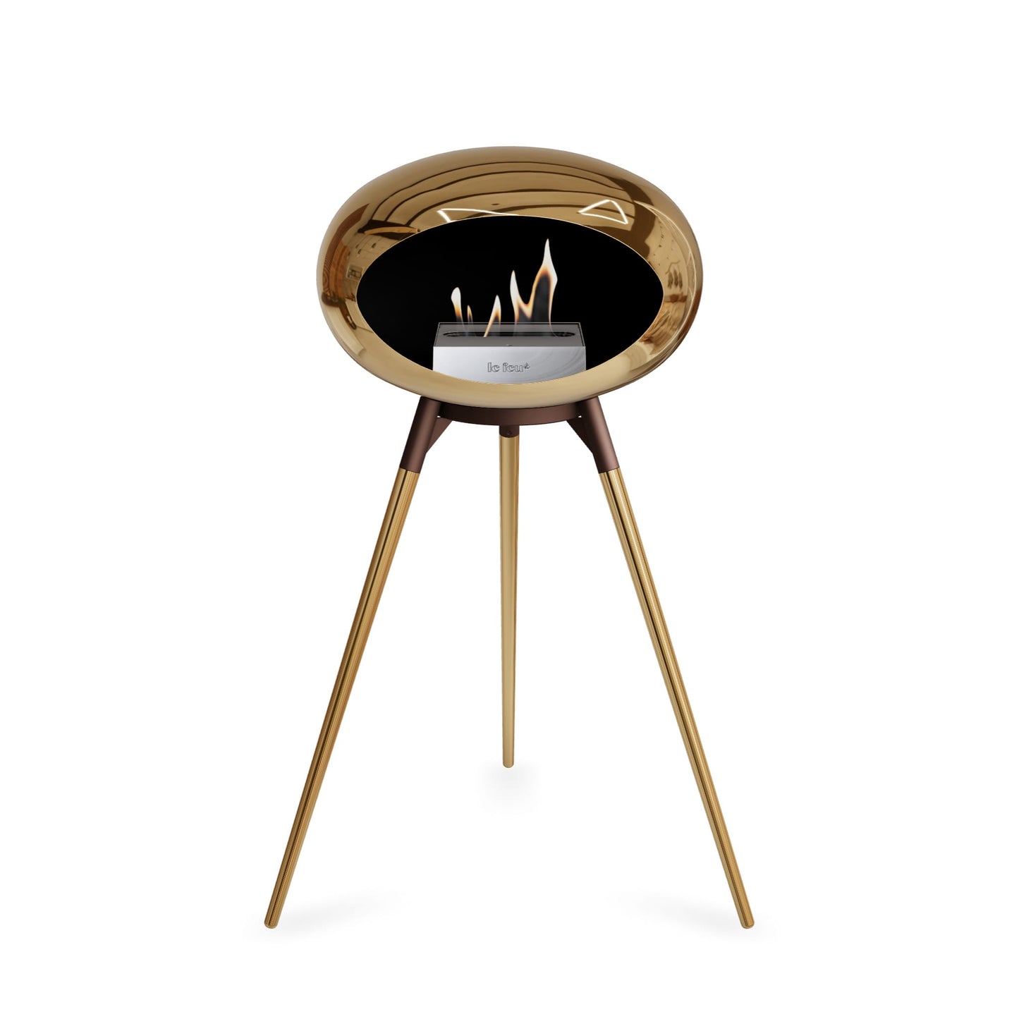 Le Feu Ground High Dome <br>Chromed Rose Gold