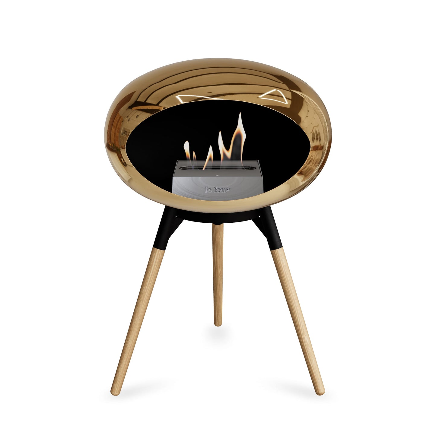 Le Feu Ground Low Dome <br>Chromed Rose Gold
