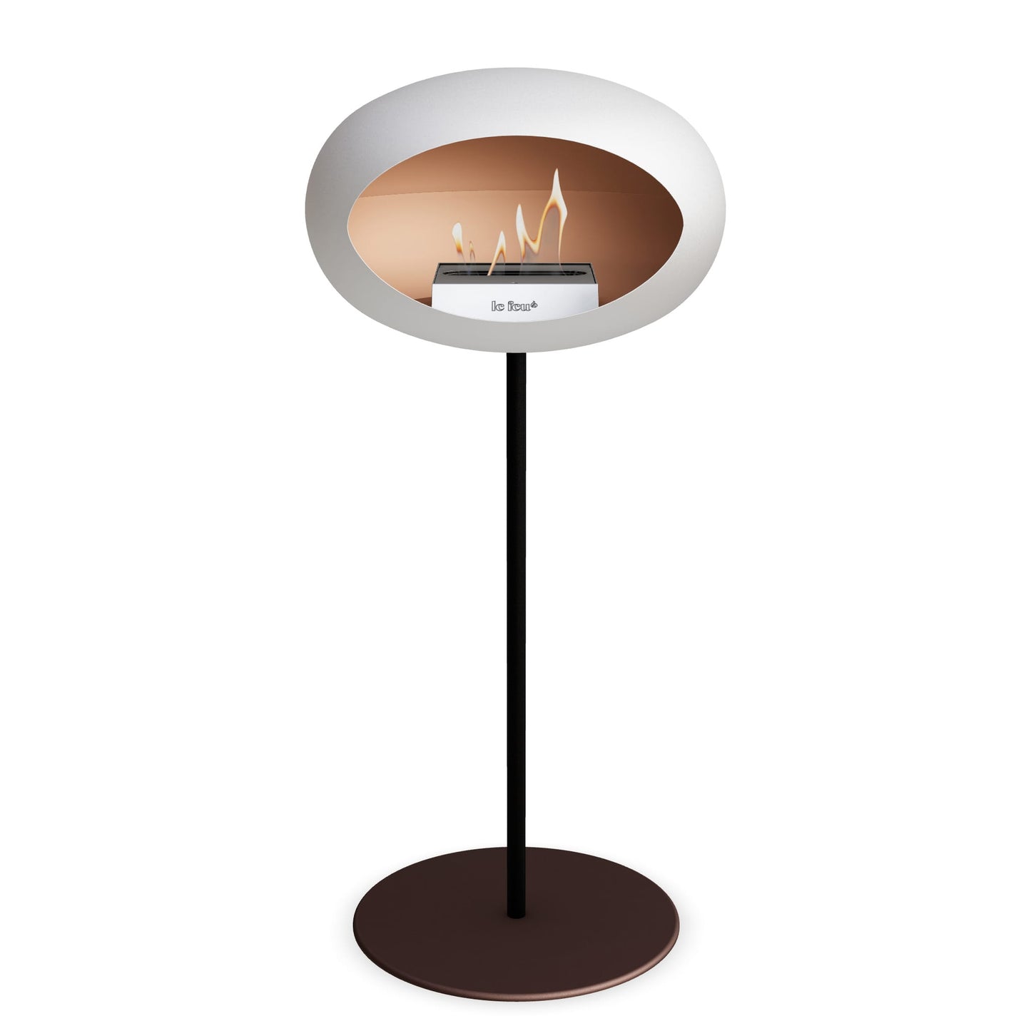 Le Feu Steel High Dome <br>White