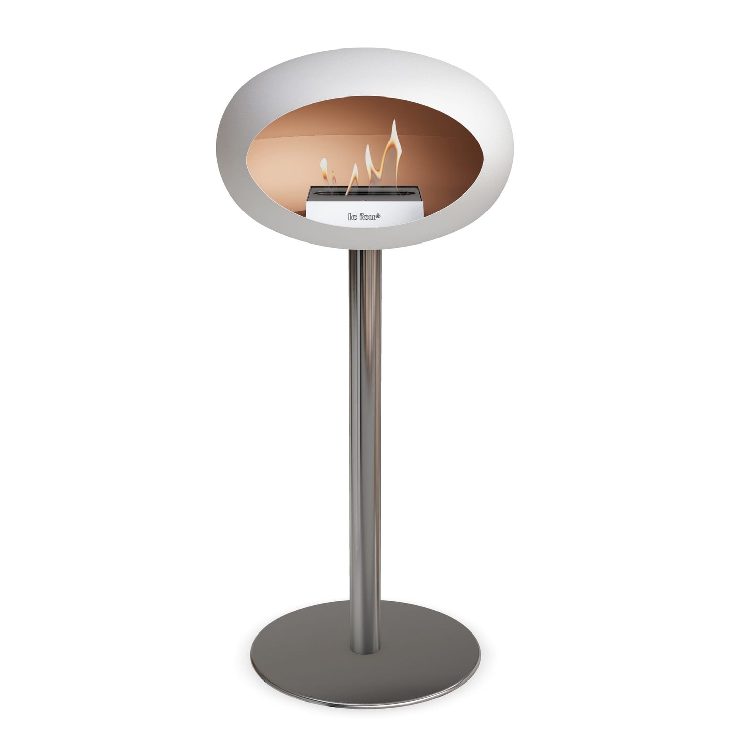 Le Feu Steel High Dome <br>White