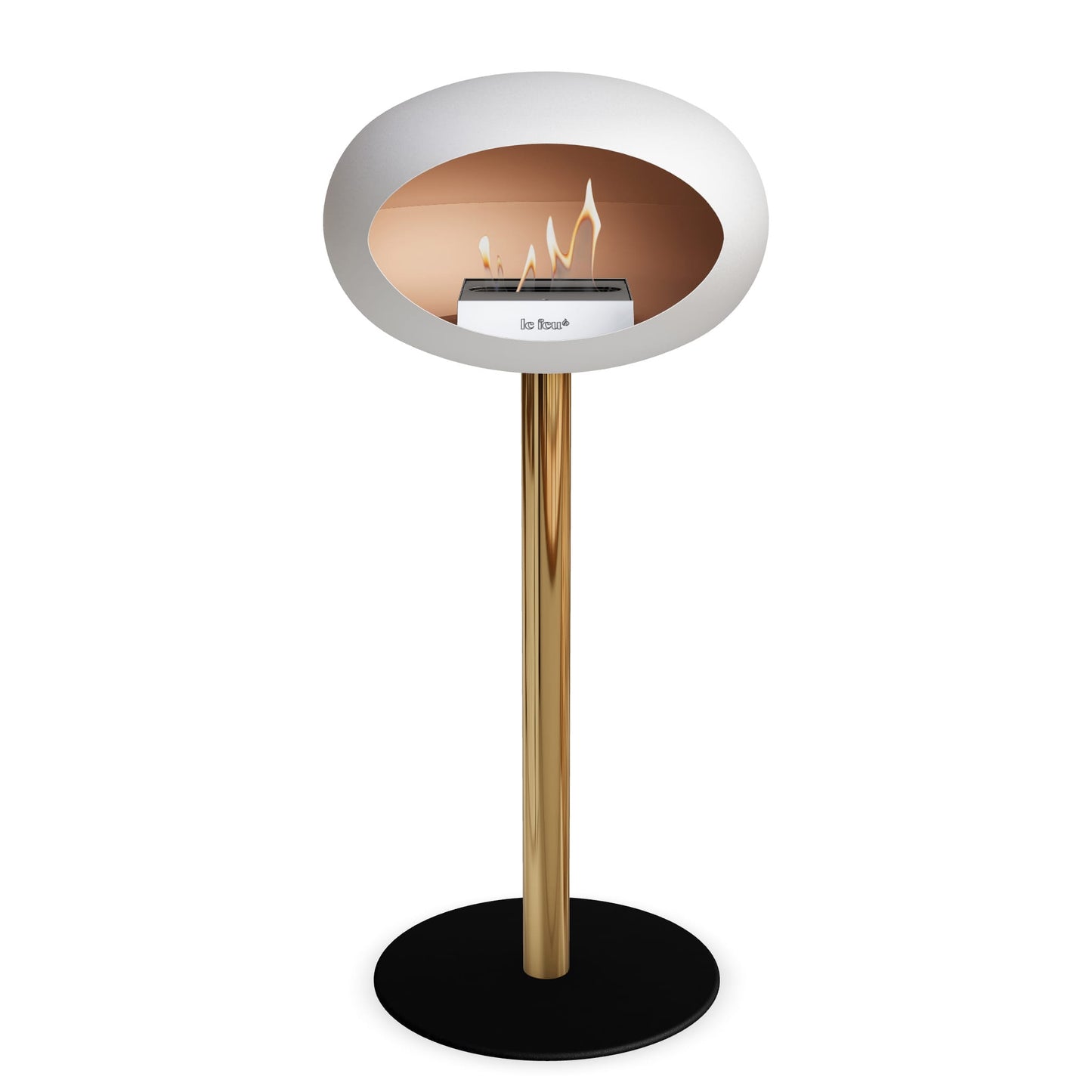 Le Feu Steel High Dome <br>White
