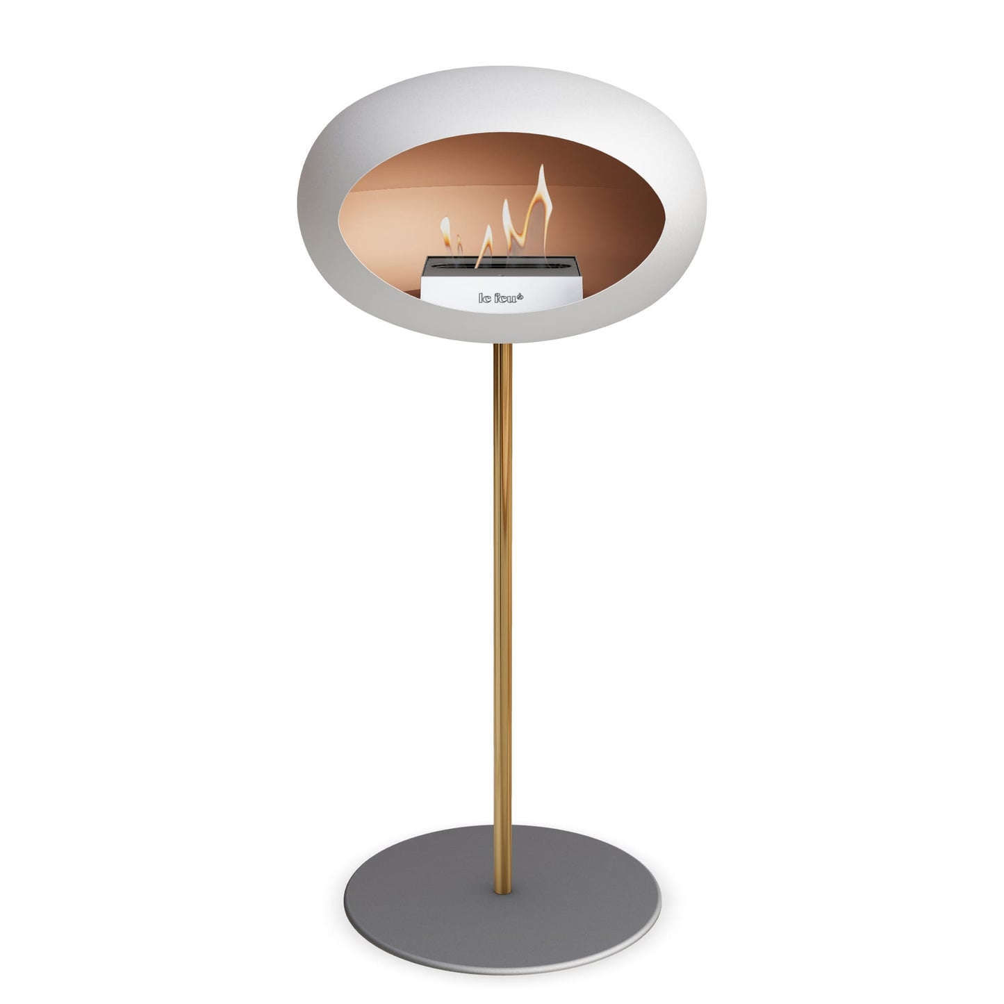 Le Feu Steel High Dome <br>White
