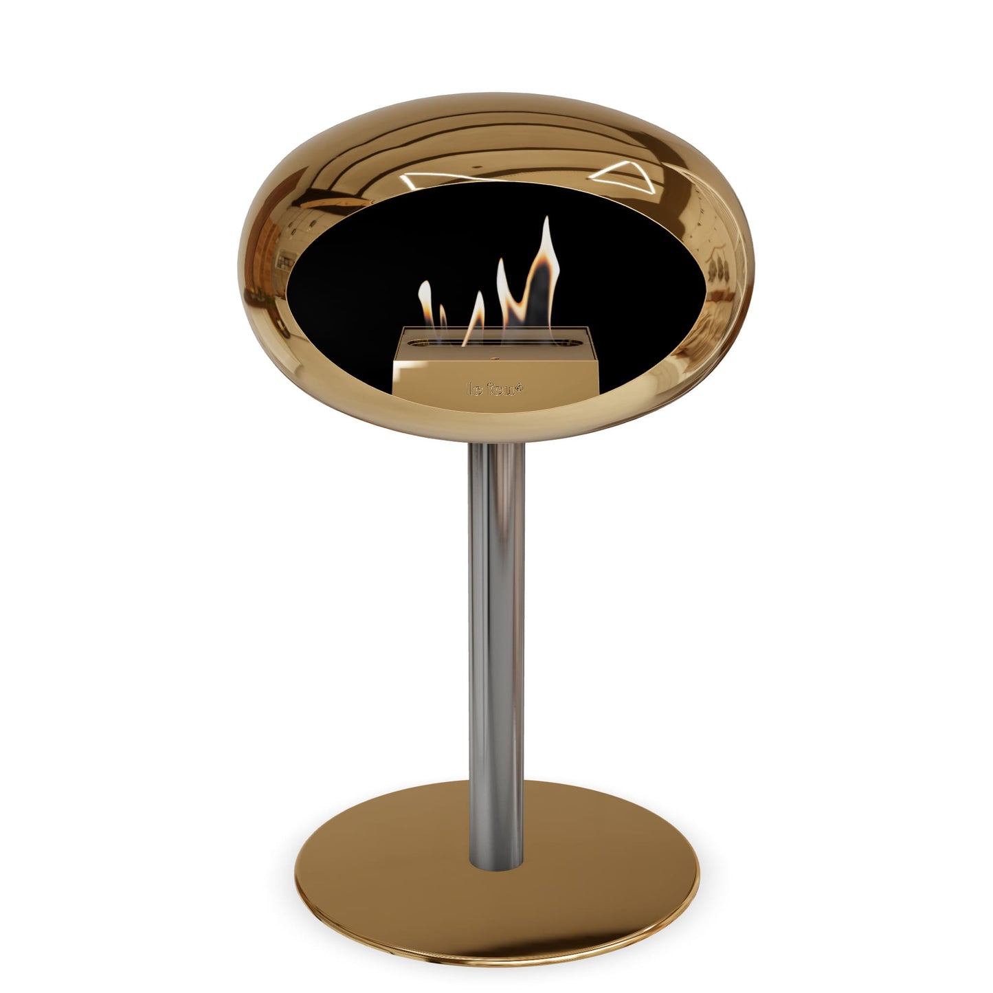 Le Feu Steel Low Dome <br>Chromed Rose Gold