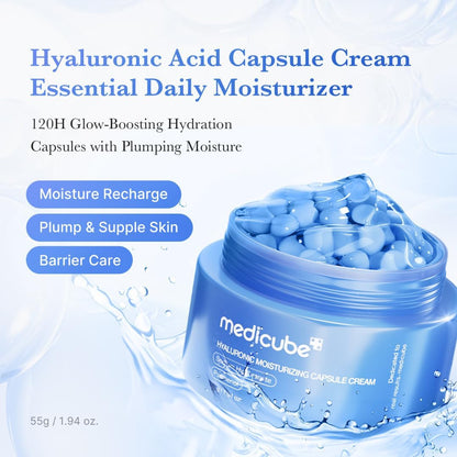 Medicube Hyaluronic Moisturizing Capsule Cream 50g