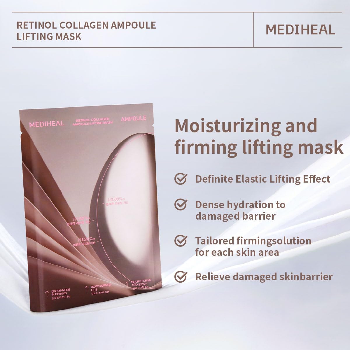 Mediheal Retinol Collagen Ampoule Lifting Mask 30ml