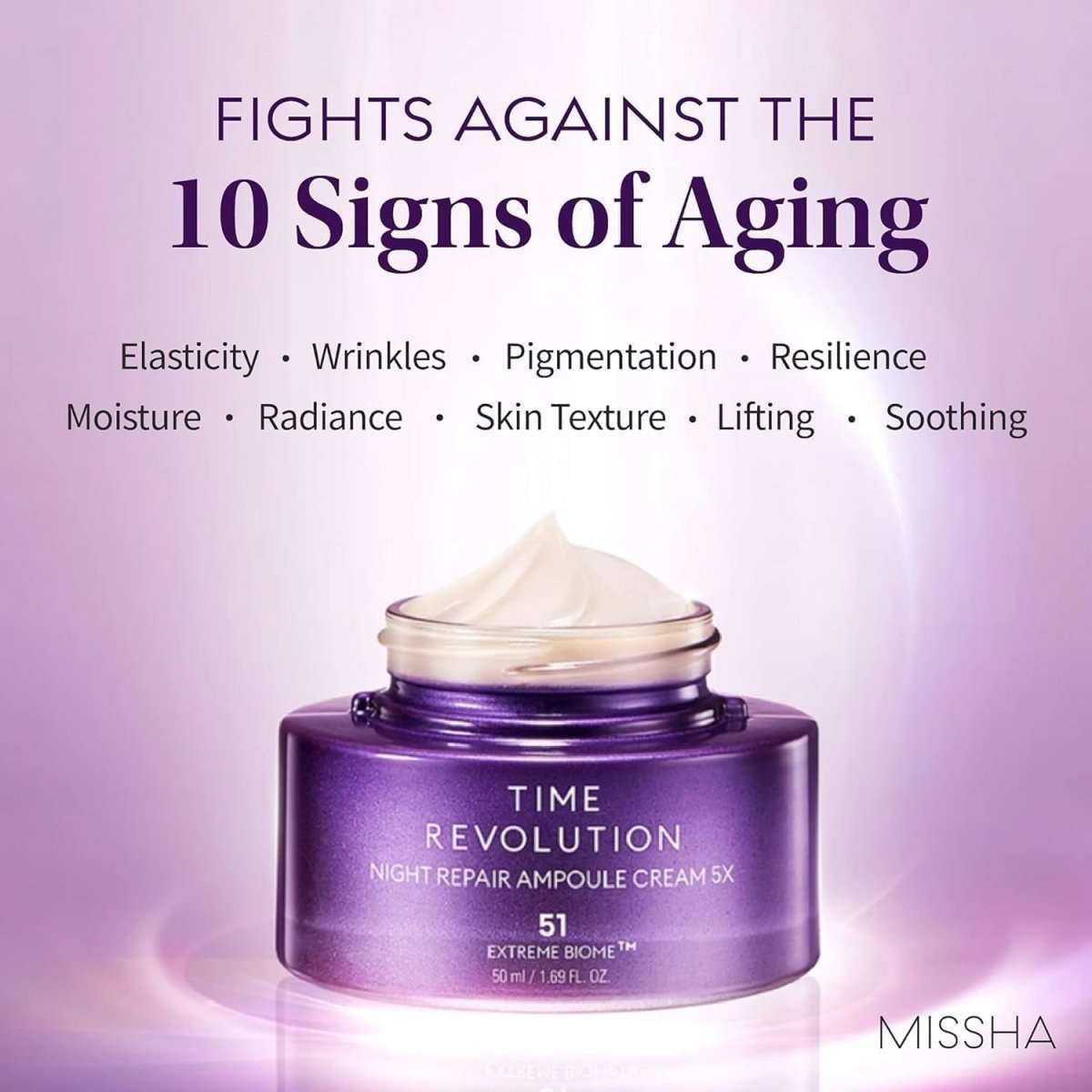 MISSHA Time Revolution Night Ampoule Cream 5X 50ml