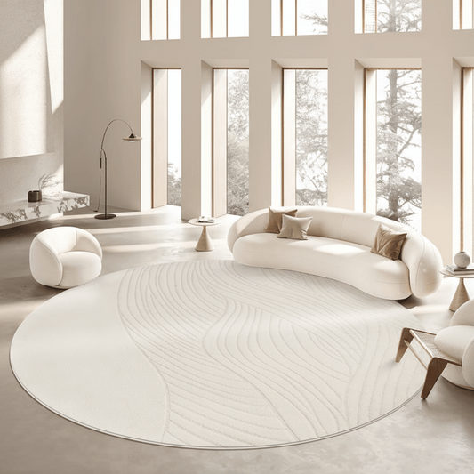 Modern Ripple Waterproof Diatom Silk Carpet