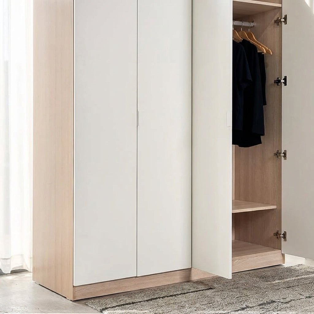 Monza 4-Door Wooden Wardrobe
