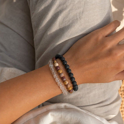 Mookaite Jasper Bead Bracelet