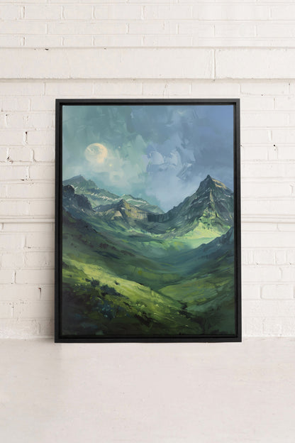 VALLÉE DE VÉNUS, Oeuvre sur toile étirée