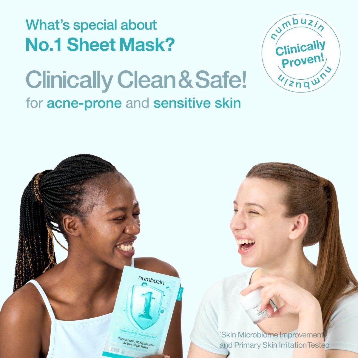 Numbuzin No.1 Pantothenic B5 Hyaluronic Active Clear Mask