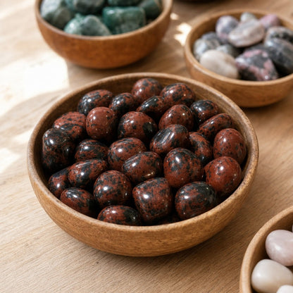 Obsidian Mahogany Tumbled Stones
