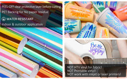 TeckWrap Opal Adhesive Vinyl - Hot Pink | Dazzling Chrome Finish | Ideal for DIY Projects