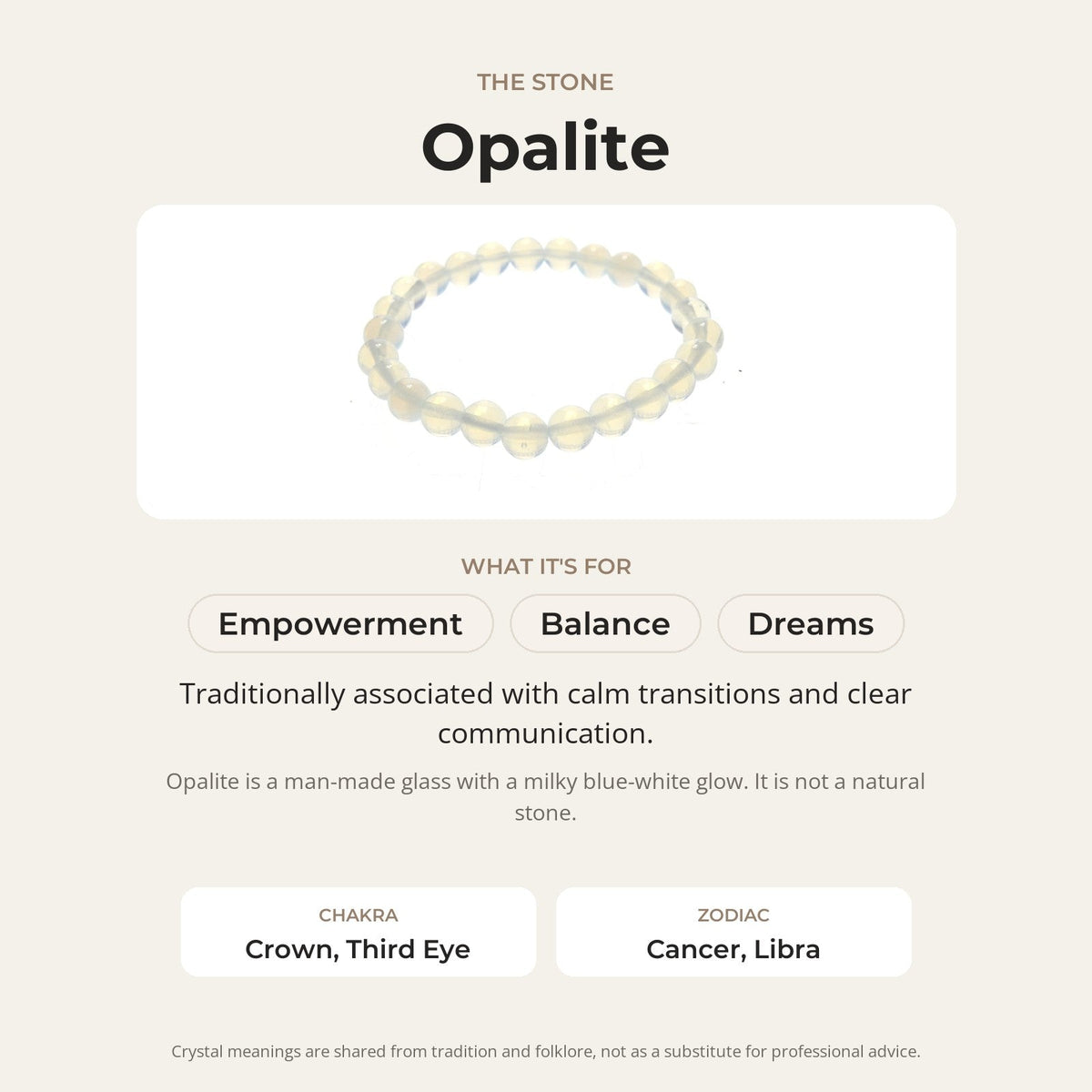 Opalite Bracelet (Synthetic)