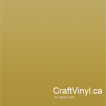 Oracal 651 Metallic Gold #091 sheets and rolls