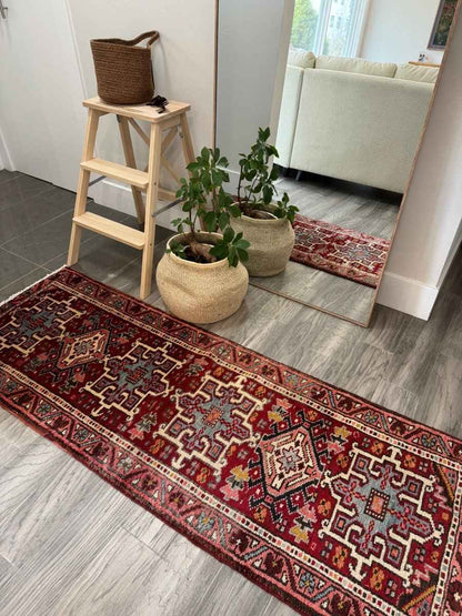 Persian Karaja Runner Rug | 2' x 5' 8"