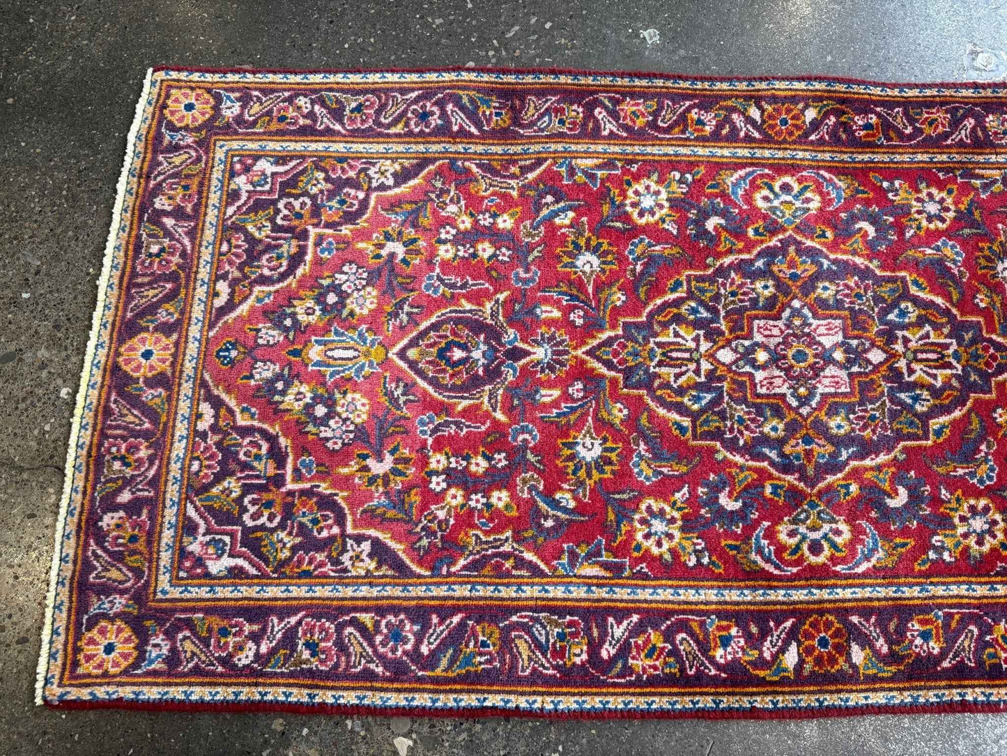 On Hold - Persian Kashan Rug | 2' 1" x 4' 8"