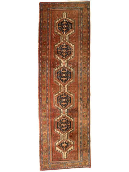 Persian Meshgin Runner | 11' 6" x 3' 7"