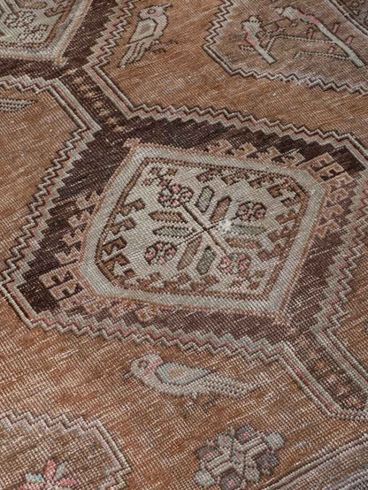 Persian Meshkin Runner Rug | 3' 3” x 8' 9"