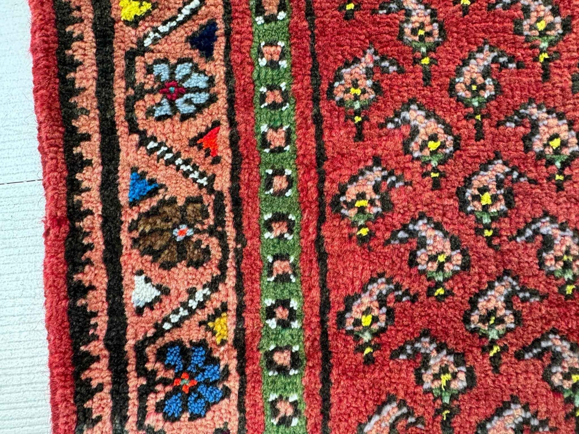 Persian Mir-Boteh Runner Rug | 2' 1” x 9' 5"