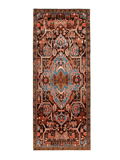Persian Nahavand Runner Rug | 3' 5” x 8' 4"