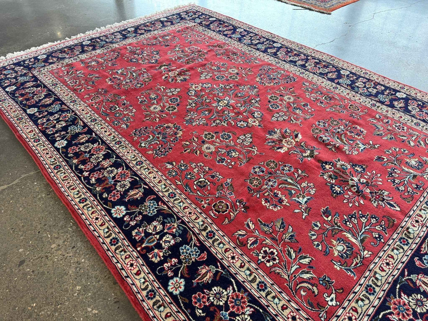 Persian Sarouk Rug | 6' 11" x 9' 10"