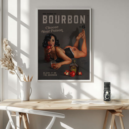 Wandbild Babes of Bourbon Vol 6 Choose Your Poison Sexy Pinup
