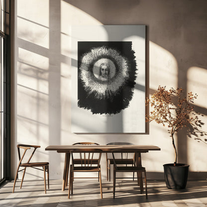 Wall art And the Face of Christ Shone In the Disk of the Sun