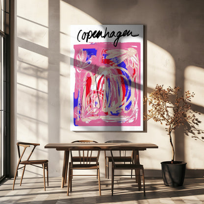 Wall art Copenhagenabstract5 Size24x36