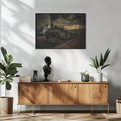 Wall Art Gold digger train