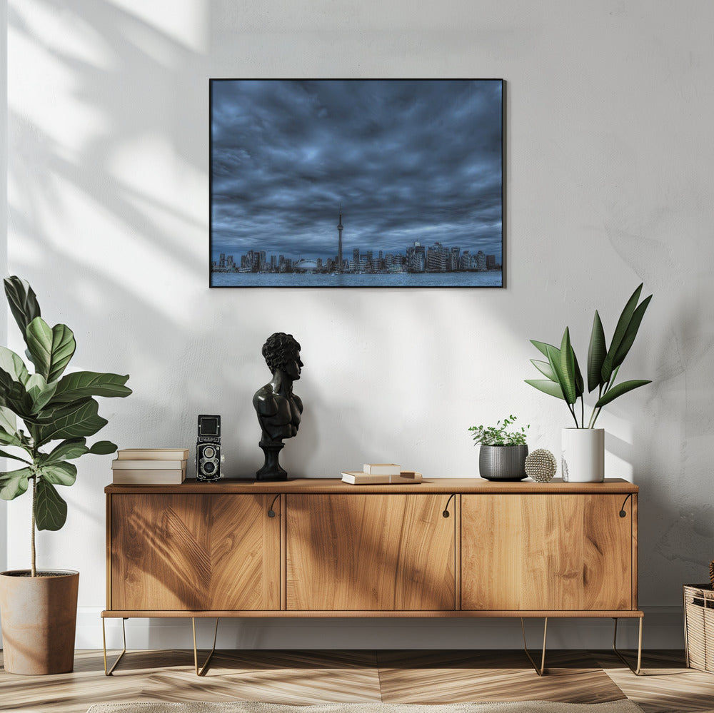 Wall art Toronto blue