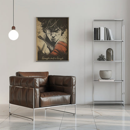 Wall art Strength Is Built In Struggle