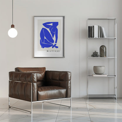 Wall art Nudo Blu III 1952 Boarder