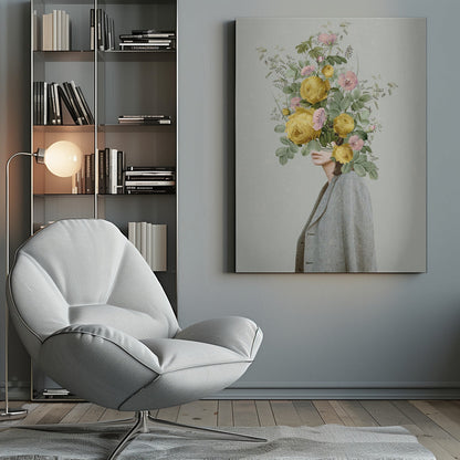 Wall art Yellow bouquet